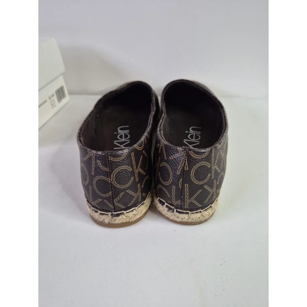 CALVIN KLEIN Women's Vez‎ CK Monogram Espadrilles Size 8.5 M